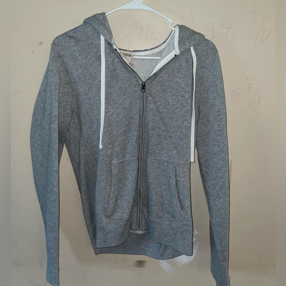 Gray zip up jacket from target